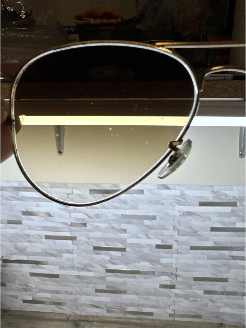 Ray-Ban Aviator Large Metal Gold Brown Polarized Sunglasses RB3025 001/51 52[]14